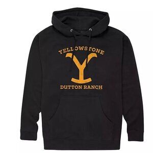 Yellowstone Dutton Ranch Black Unisex Hoodie Size XL